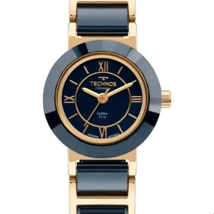 Relógio Technos Feminino Ceramic/Saphire Dourado 2035LWF/1A - Image 3