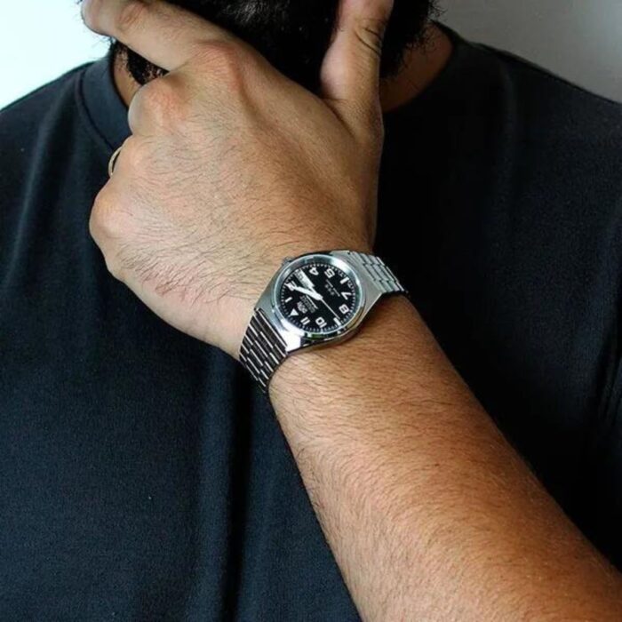 Relógio Orient Masculino Automático Preto - 469SS083F P2SX - Image 5