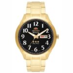Relógio Orient Masculino Automático Dourado - 469GP074F P2KX