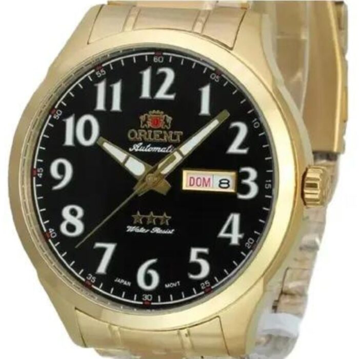 Relógio Orient Masculino Automático Dourado - 469GP074F P2KX - Image 2