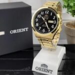 Relógio Orient Masculino Automático Dourado - 469GP074F P2KX - Image 5