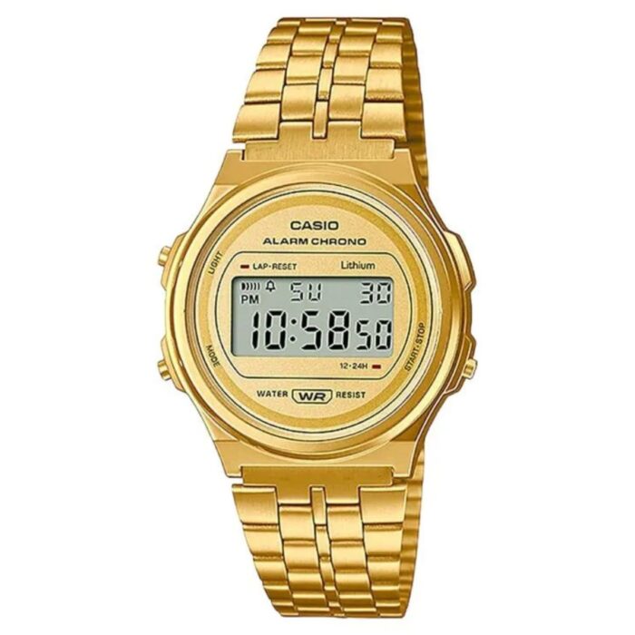 Relógio Casio Vintage Digital Dourado - A171WEG-9ADF-SC - Image 1
