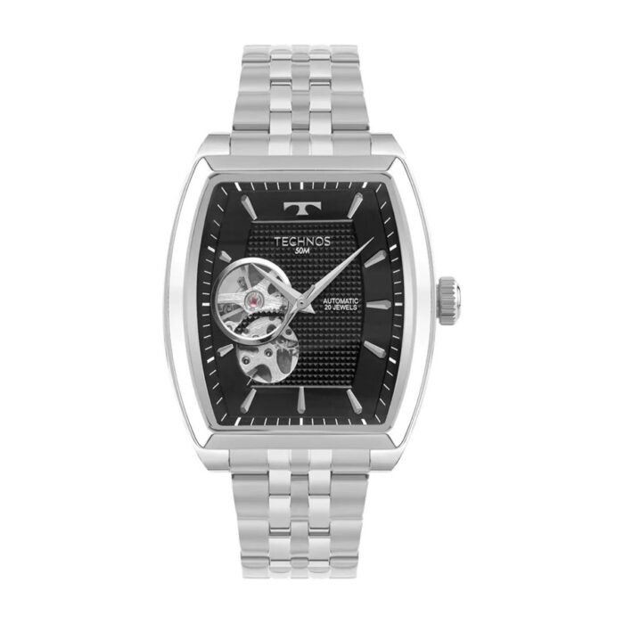 Relógio Technos Masculino Automatico Prata G3265AX/1P - Image 1