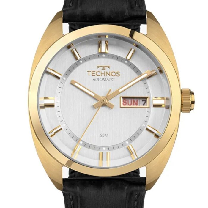 Relógio Technos Masculino Automático Dourado - 8205OW/0K - Image 2