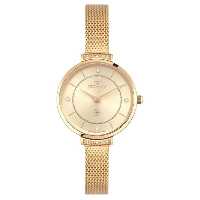 Relógio Technos Feminino Slim Dourado - VJ20AB/1X - Image 1