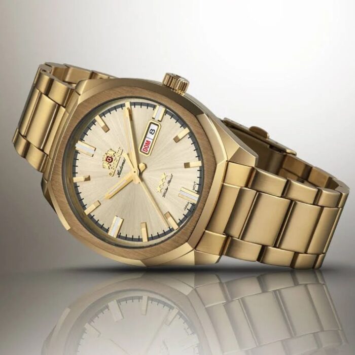 Relógio Orient Masculino Automático Dourado - NH3GG008 C1KX - Image 2