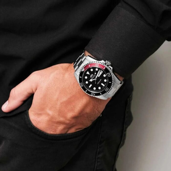 Relógio Orient Automático Submariner Preto - 469SS068NH P1SX - Image 7