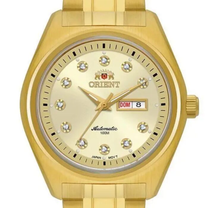 Relógio Orient Feminino Automático Dourado - NH6GG001 C1KX - Image 2