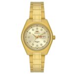 Relógio Orient Feminino Automático Dourado - NH6GG001 C1KX