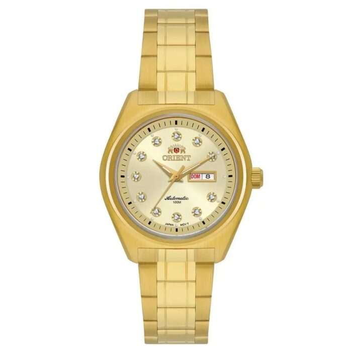 Relógio Orient Feminino Automático Dourado - NH6GG001 C1KX - Image 1