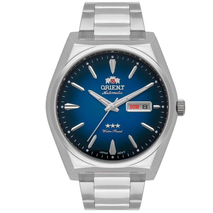Relógio Orient Masc Automático Azul F49SS013NH D1SX - Image 1