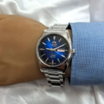 Relógio Orient Masc Automático Azul F49SS013NH D1SX - Image 4