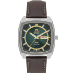 Relógio Orient Masculino Automático Verde Couro F49SC031 E1NX