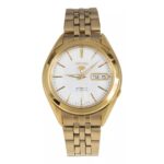 Relógio Seiko 5 Masculino Automático Dourado SNKL26B1 B1KX