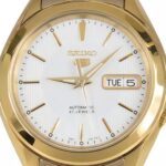 Relógio Seiko 5 Masculino Automático Dourado SNKL26B1 B1KX - Image 2