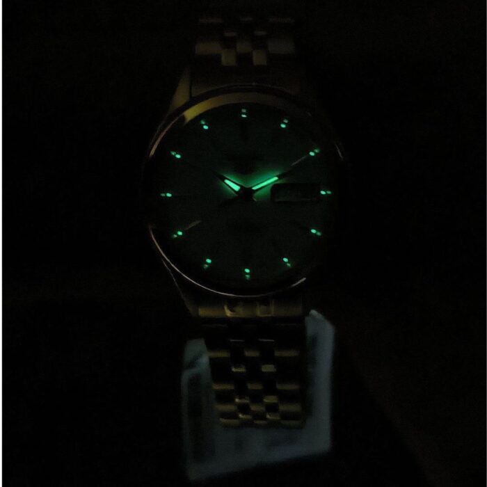 Relógio Seiko 5 Masculino Automático Dourado SNKL26B1 B1KX - Image 6