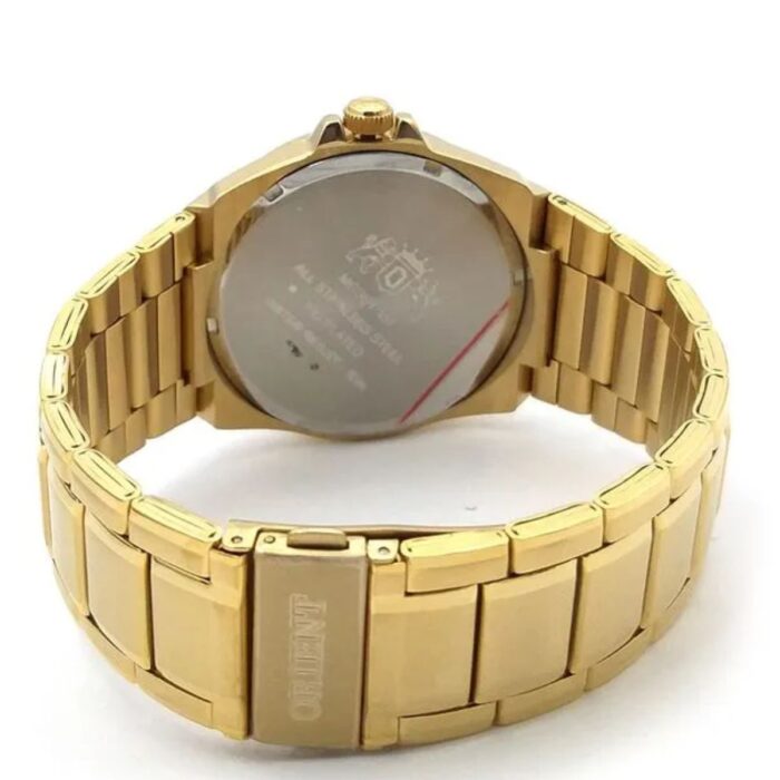 Relógio Orient Masculino Dourado Preto - MGSS1157 P2KX - Image 5