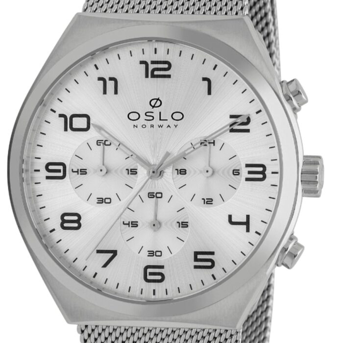 Relógio Oslo Slim Cronógrafo Prata - OMBSSCVD0011 S2SX - Image 2