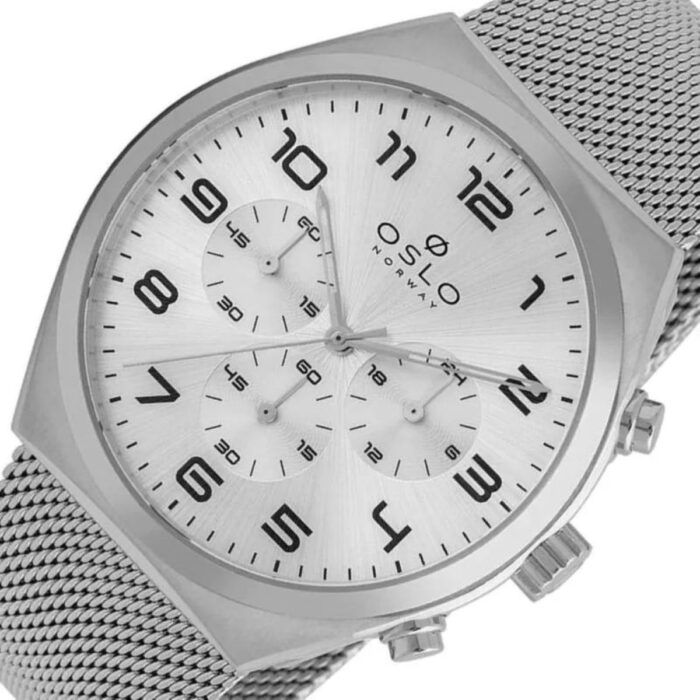 Relógio Oslo Slim Cronógrafo Prata - OMBSSCVD0011 S2SX - Image 3