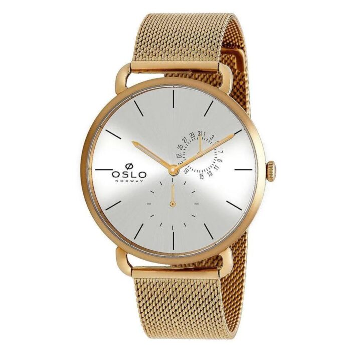 Relógio Oslo Masculino Dourado - OMGSSMVD0001 S1KX - Image 1