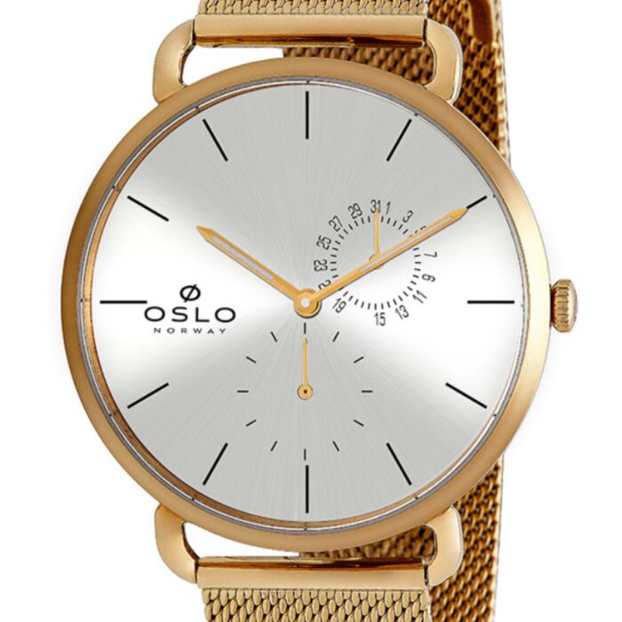 Relógio Oslo Masculino Dourado - OMGSSMVD0001 S1KX - Image 2