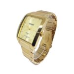Relógio Orient Masculino Dourado Quadrado - GGSS1007 S2KX - Image 2