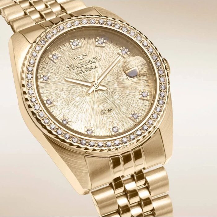 Relógio Technos Feminino Riviera Dourado - 2117LFK/1D - Image 2