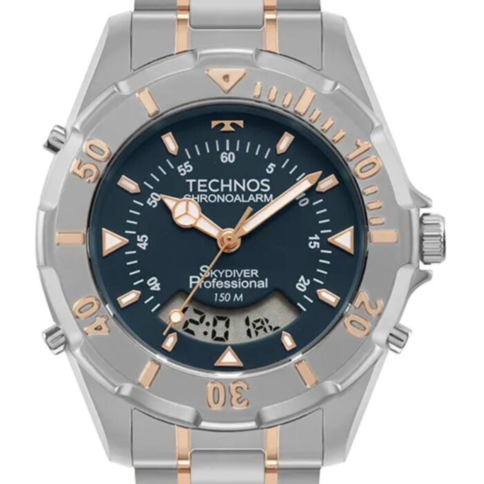 Relógio Technos Masculino Skydiver Bicolor - WT2050AR/1A - Image 2