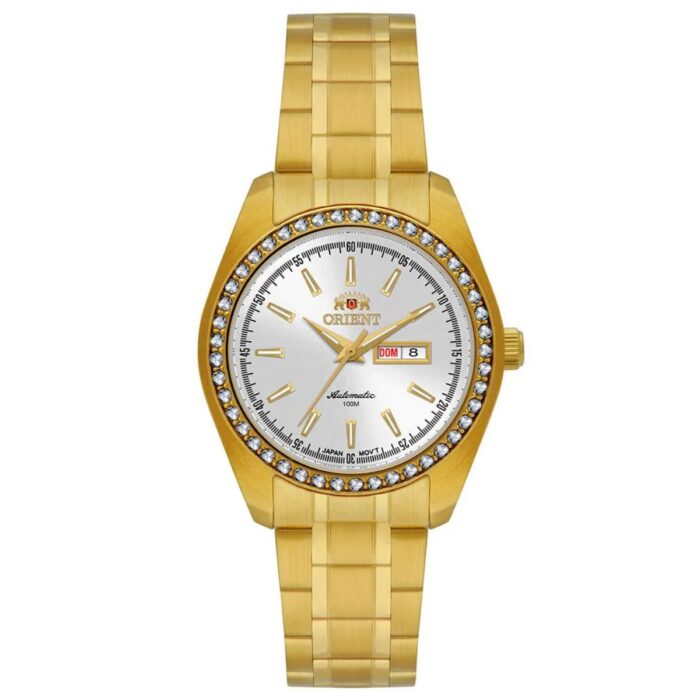 Relógio Orient Feminino Dourado Automático - NH6GG0003 S1KX - Image 1