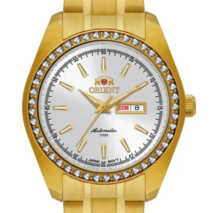 Relógio Orient Feminino Dourado Automático - NH6GG0003 S1KX - Image 2