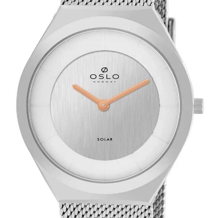 Relógio Oslo Feminino Slim Prata Solar - OFBSSSVS0002 B1SX - Image 2