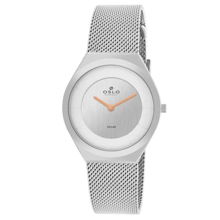 Relógio Oslo Feminino Slim Prata Solar - OFBSSSVS0002 B1SX - Image 1