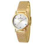 Relógio Champion Feminino Analógico Dourado- CF24055H