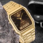 Relógio Casio Vintage Dourado - AQ-230GA-5AMQY - Image 2