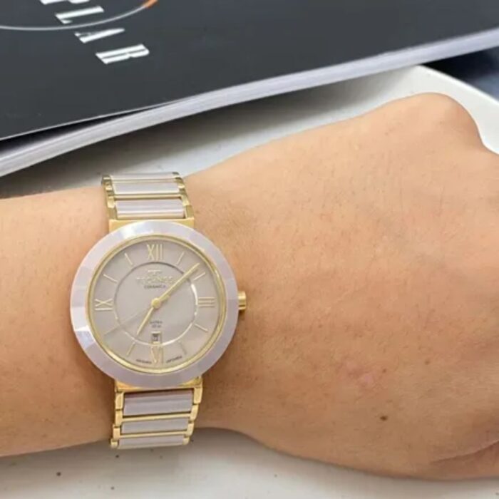 Relógio Technos Feminino Cerâmica Safira - 2015CE/1C - Image 5