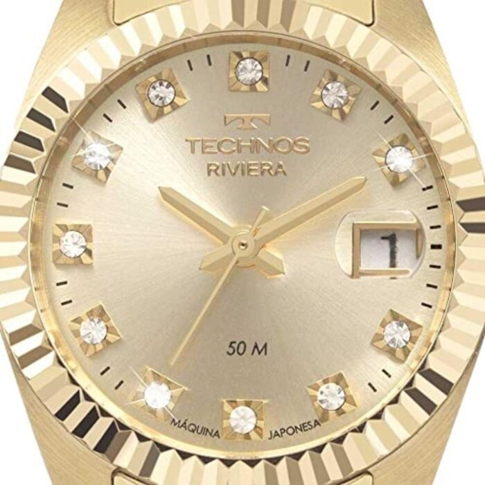 Relógio Technos Feminino Riviera Dourado - 2015CEL/1K - Image 2