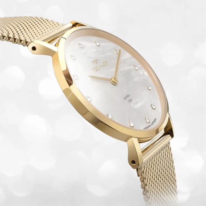 Relógio Technos Feminino Slim Dourado Safira - 2025LTU/1B - Image 2
