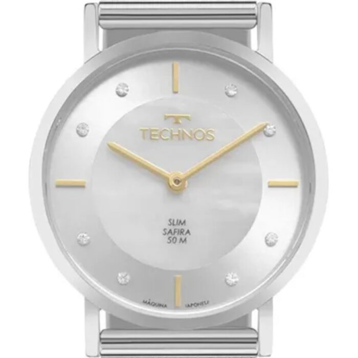 Relógio Technos Feminino Slim Prata - 2025LTW/1B - Image 2