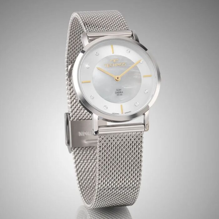 Relógio Technos Feminino Slim Prata - 2025LTW/1B - Image 3