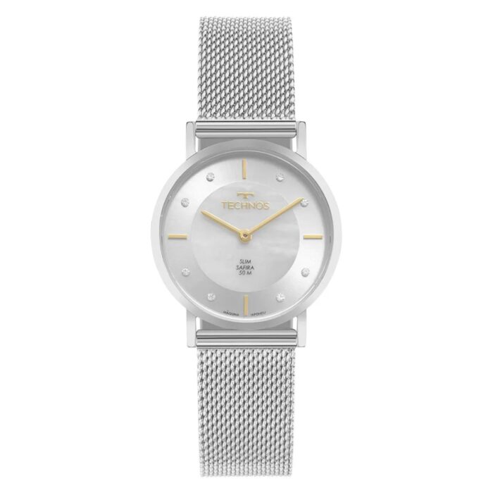 Relógio Technos Feminino Slim Prata - 2025LTW/1B - Image 1