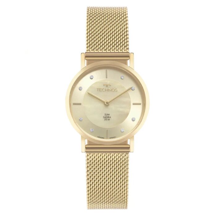 Relógio Technos Feminino Slim Dourado - 2025LTX/1X - Image 1