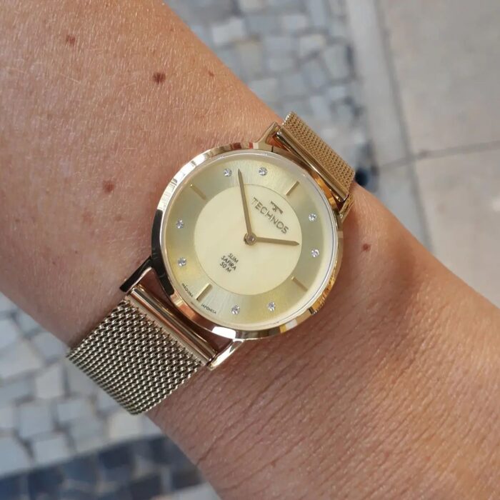 Relógio Technos Feminino Slim Dourado - 2025LTX/1X - Image 6