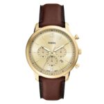 Relógio Fossil Masculino Neutra Dourado - FS6113/0DN
