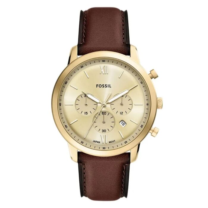 Relógio Fossil Masculino Neutra Dourado - FS6113/0DN - Image 1