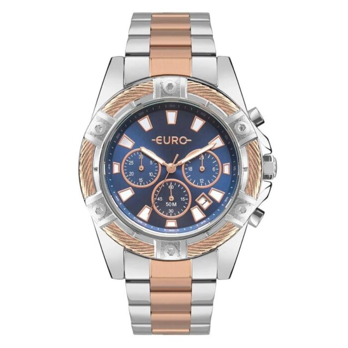 Relógio Euro Feminino Big Case Bicolor - EUJS25AH/4A - Image 1