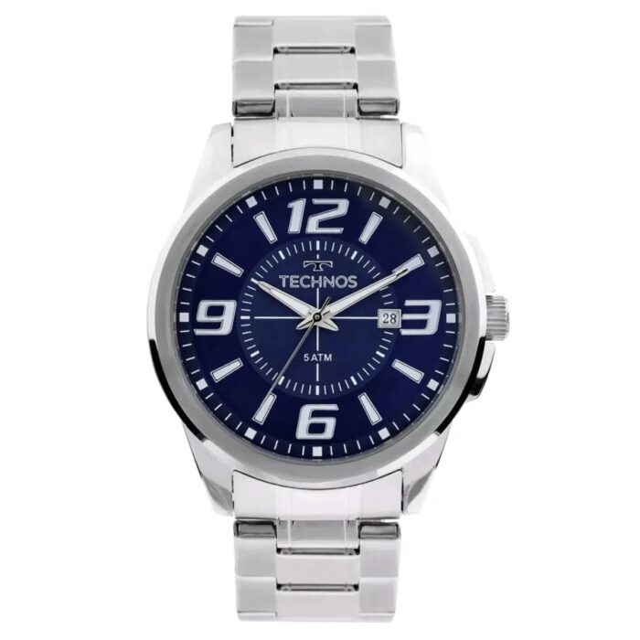 Relógio Technos Masculino Analógico Prata - 2115KZZS/1A - Image 1
