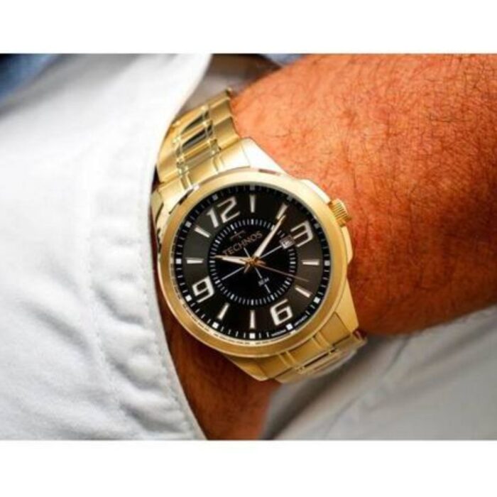 Relógio Technos Masculino Analógico Dourado - 2115LAAS/4C - Image 6