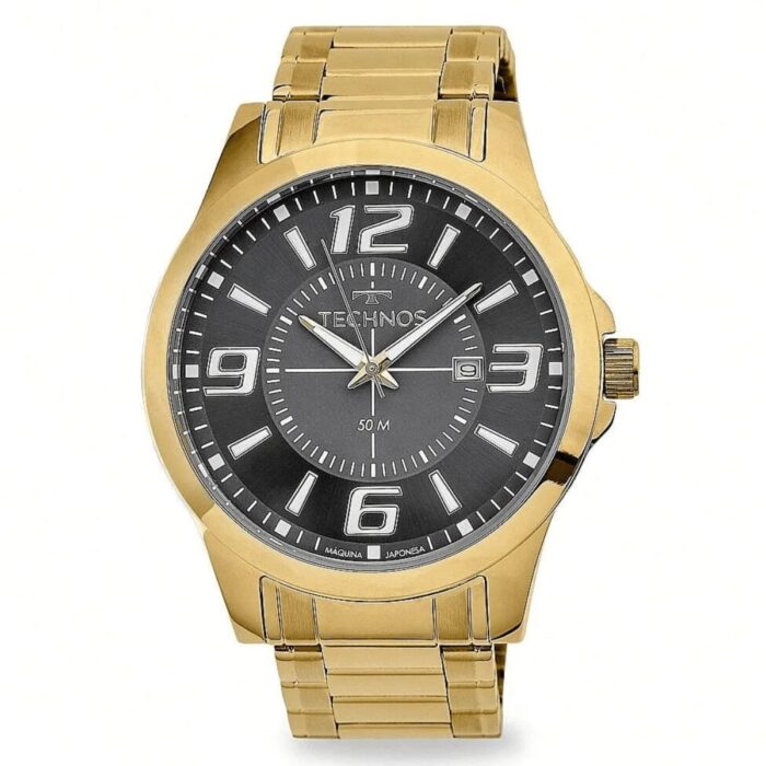 Relógio Technos Masculino Analógico Dourado - 2115LAAS/4C - Image 1