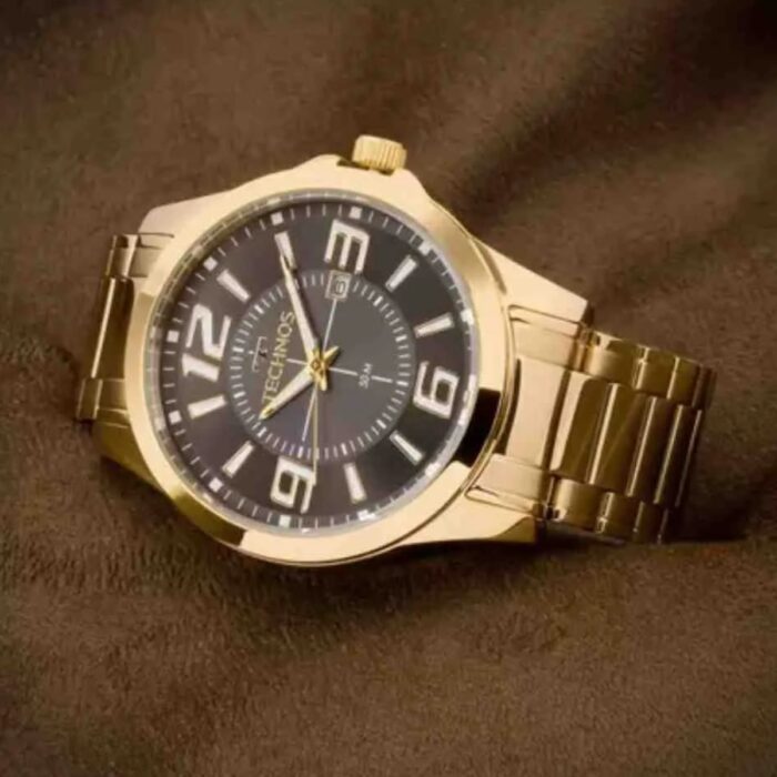 Relógio Technos Masculino Analógico Dourado - 2115LAAS/4C - Image 2
