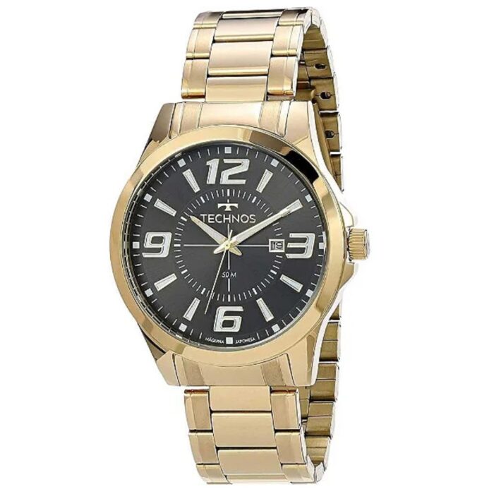 Relógio Technos Masculino Analógico Dourado - 2115LAAS/4C - Image 3